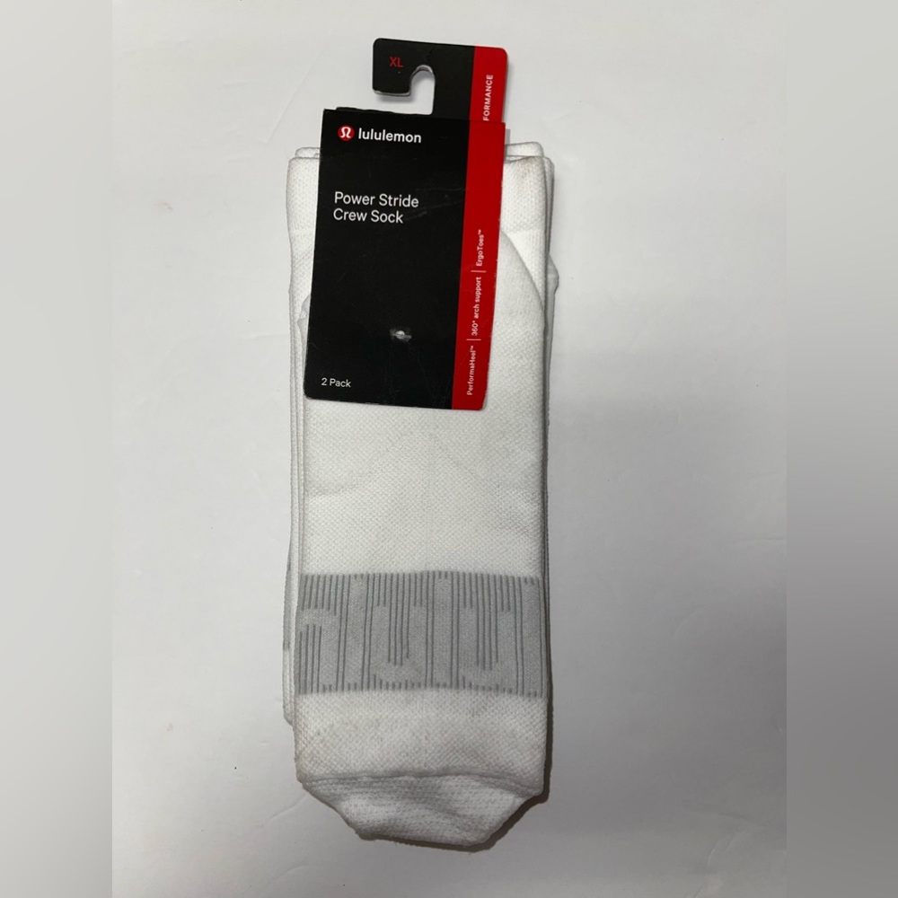 Lululemon Power Stride Crew Sock 2 Pack FOR MEN